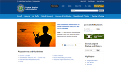 Desktop Screenshot of faa.gov