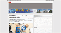 Desktop Screenshot of blog.faa.edu.br