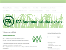 Tablet Screenshot of faa.se