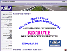 Tablet Screenshot of faa.be